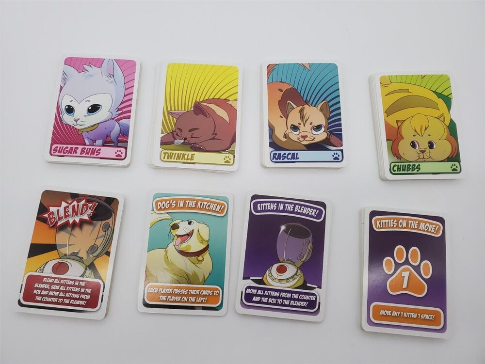 Kitten in a Blender Card Game - 2 to 4 Players Ages 8+